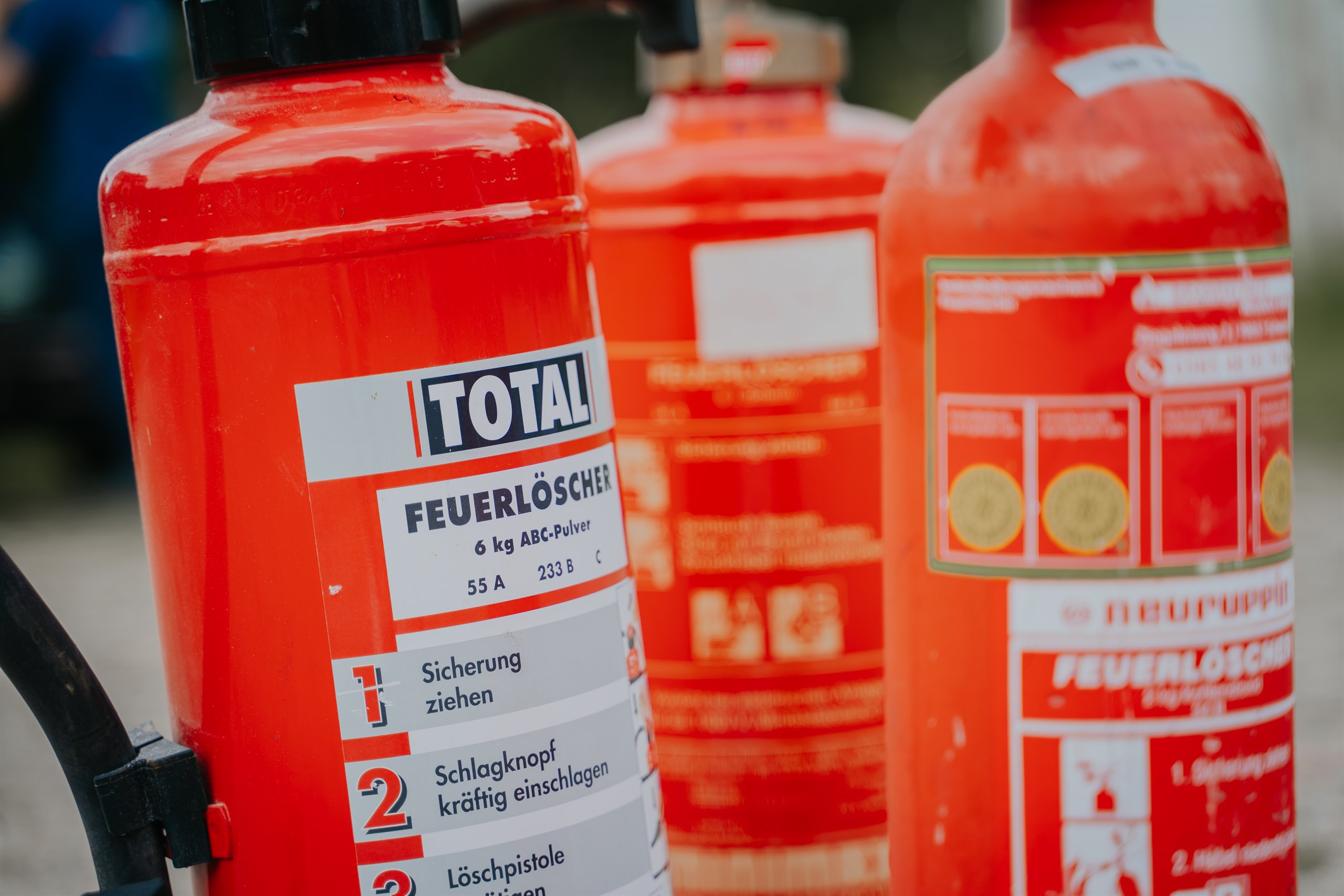 Geprüfte Feuerlöscher für den vorbeugenden Brandschutz